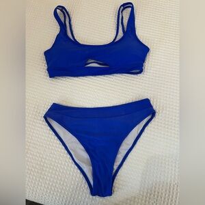 Stylish Blue Women's Swim Set